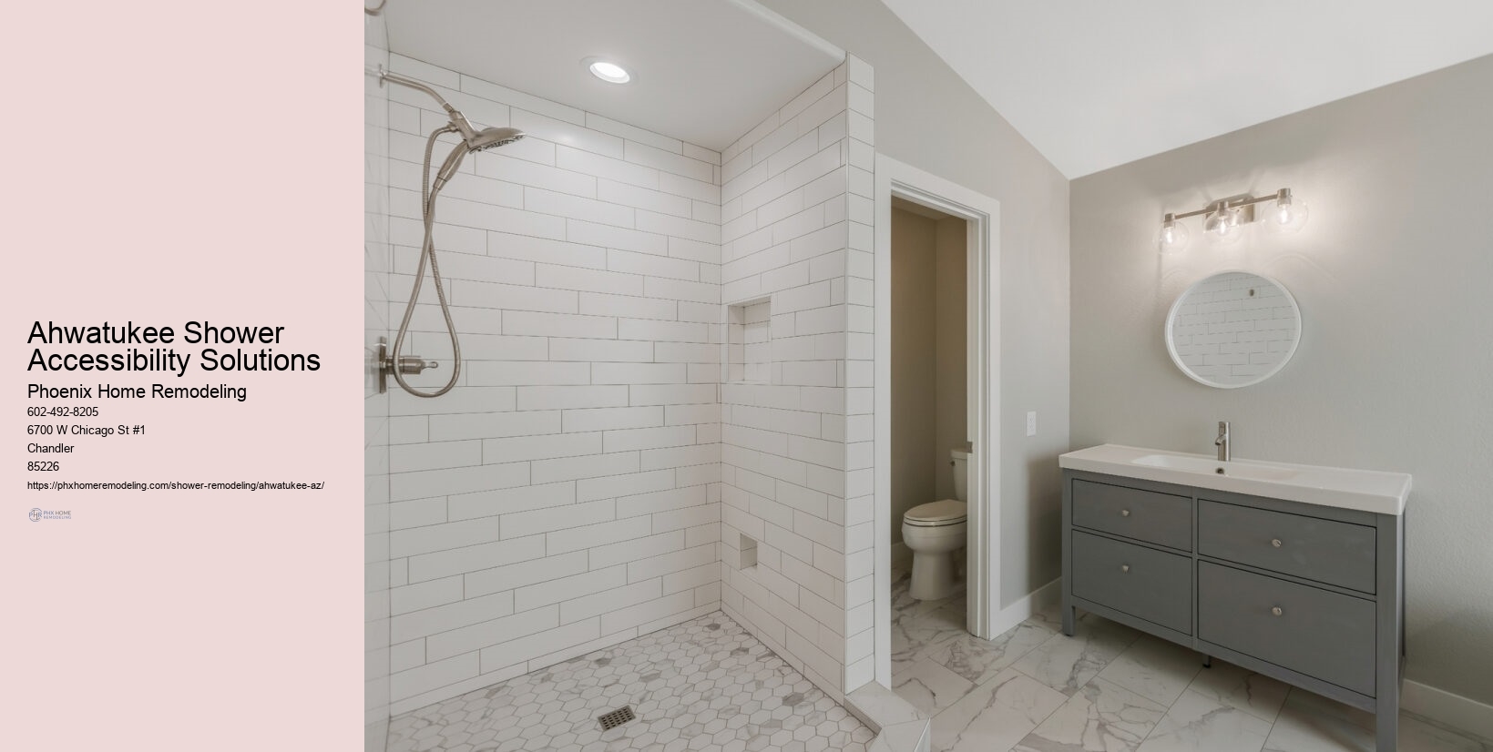 Ahwatukee Shower Accessibility Solutions