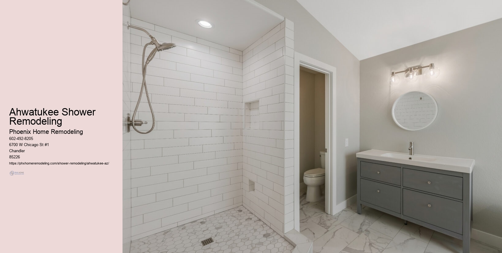 Ahwatukee Shower Remodeling