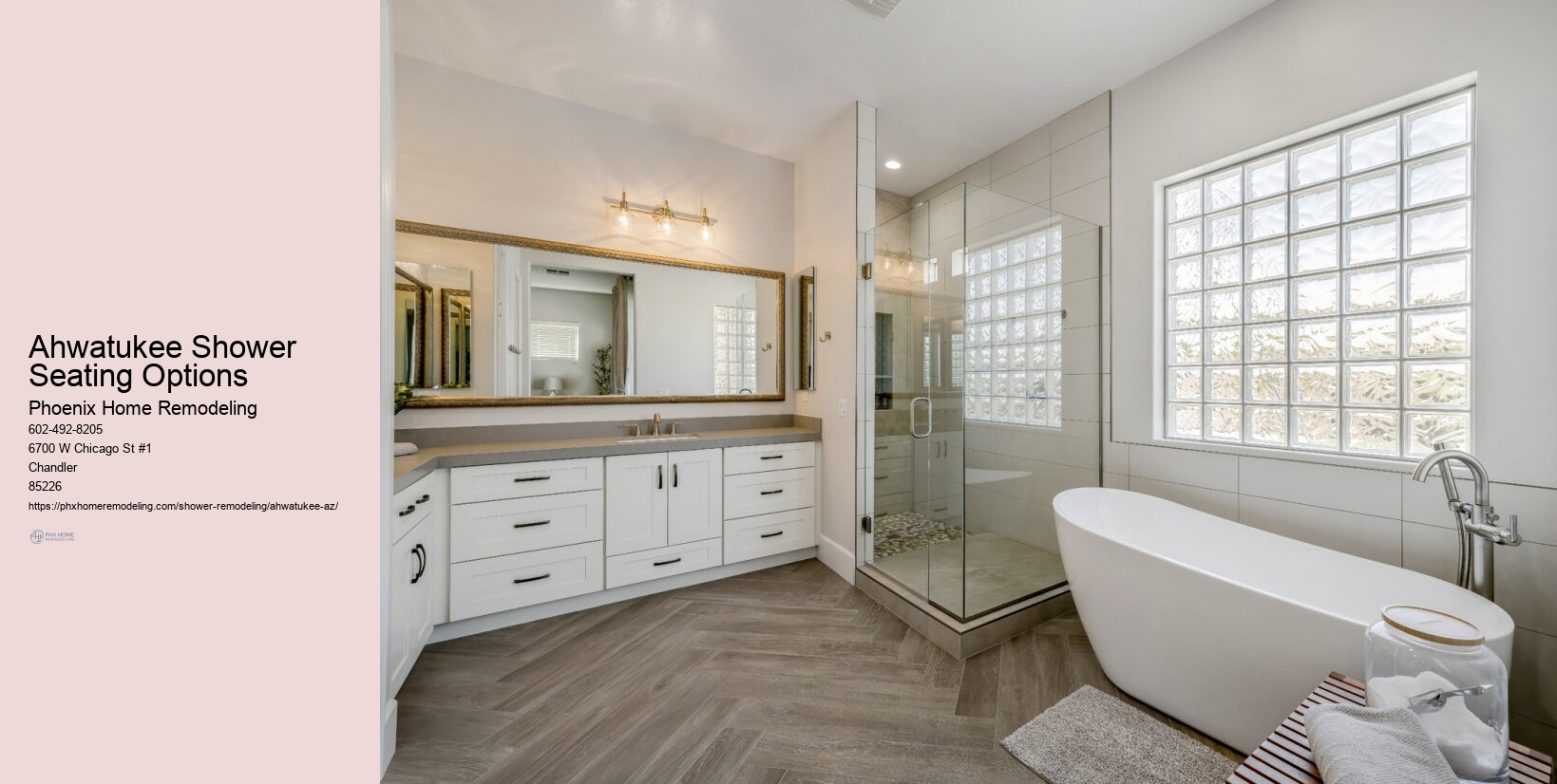 Luxury Shower Remodeling in Ahwatukee Arizona