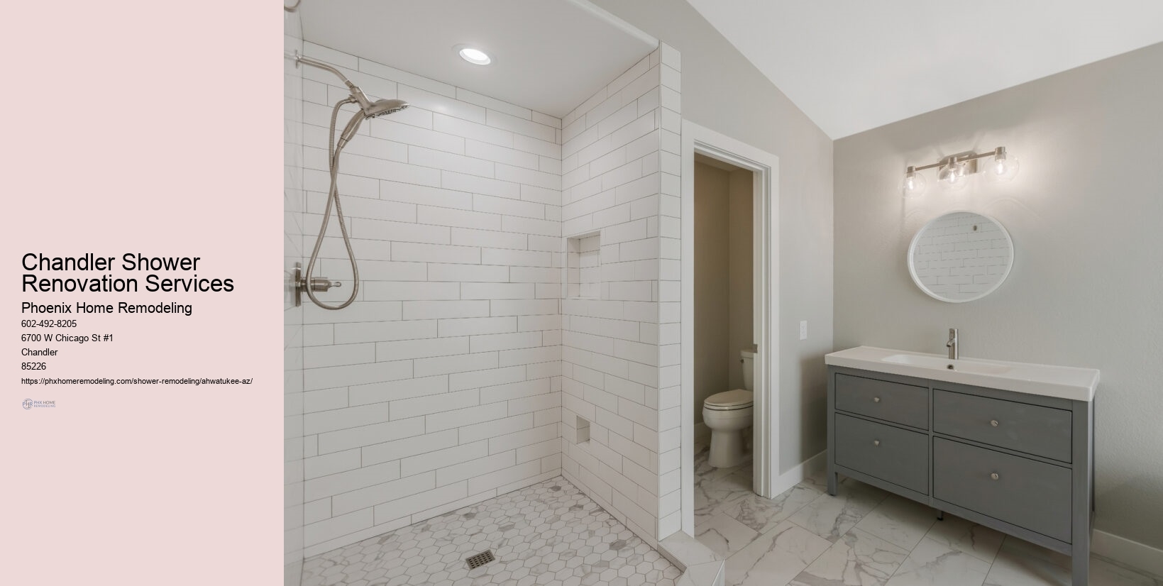 Chandler Shower Renovation Services