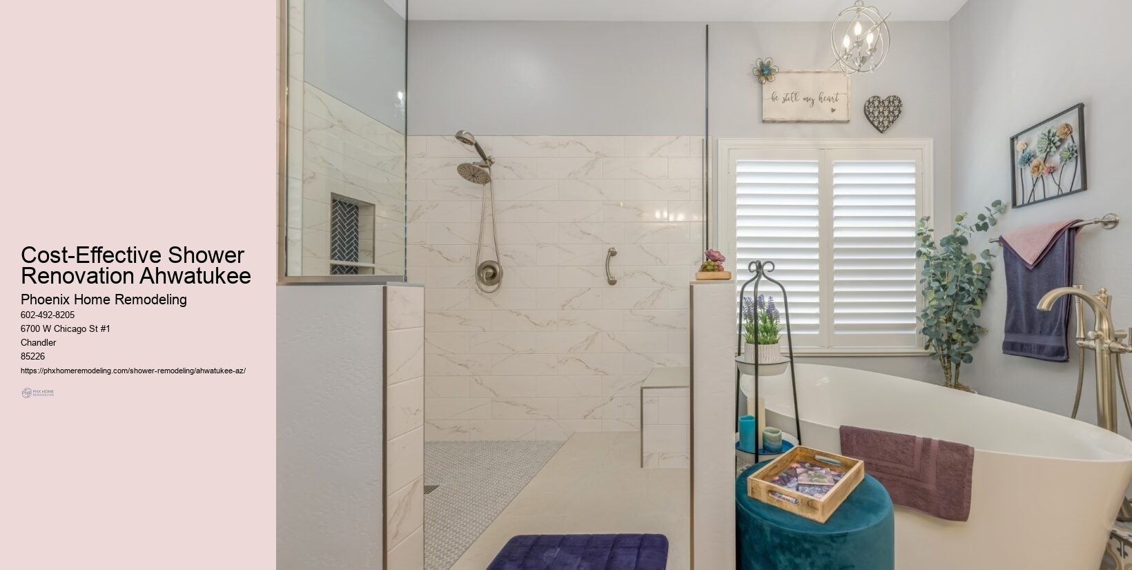 Ahwatukee Shower Makeover