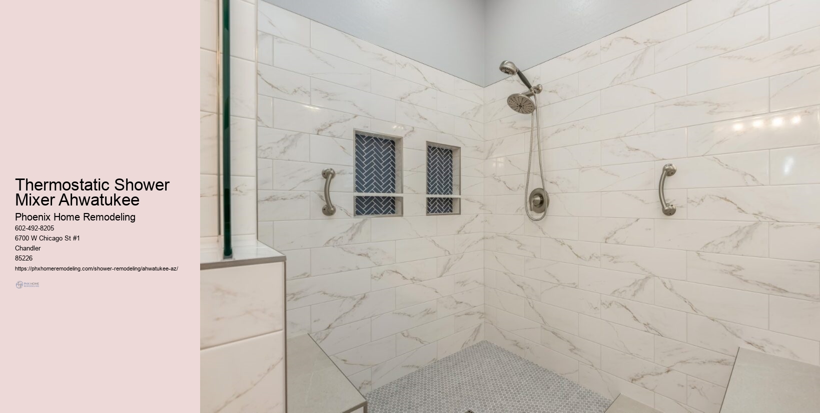 How can I improve water efficiency in my Ahwatukee shower remodel